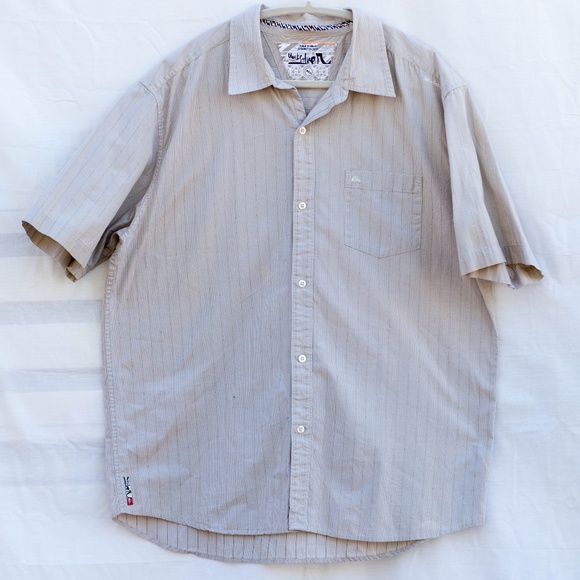 Quicksilver Short Sleeved Button Shirt - Picture 1 of 5